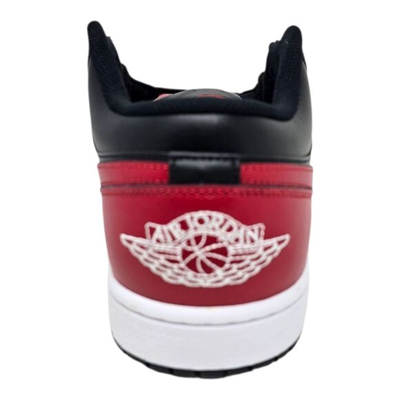 Nike Air Jordan 1 Low Bred Twist Black Red White 553558-067 Size 12 Brand New - Picture 8 of 8